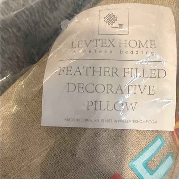 Levtex Colorful Travel Quote Throw Pillow - Picture 2 of 7